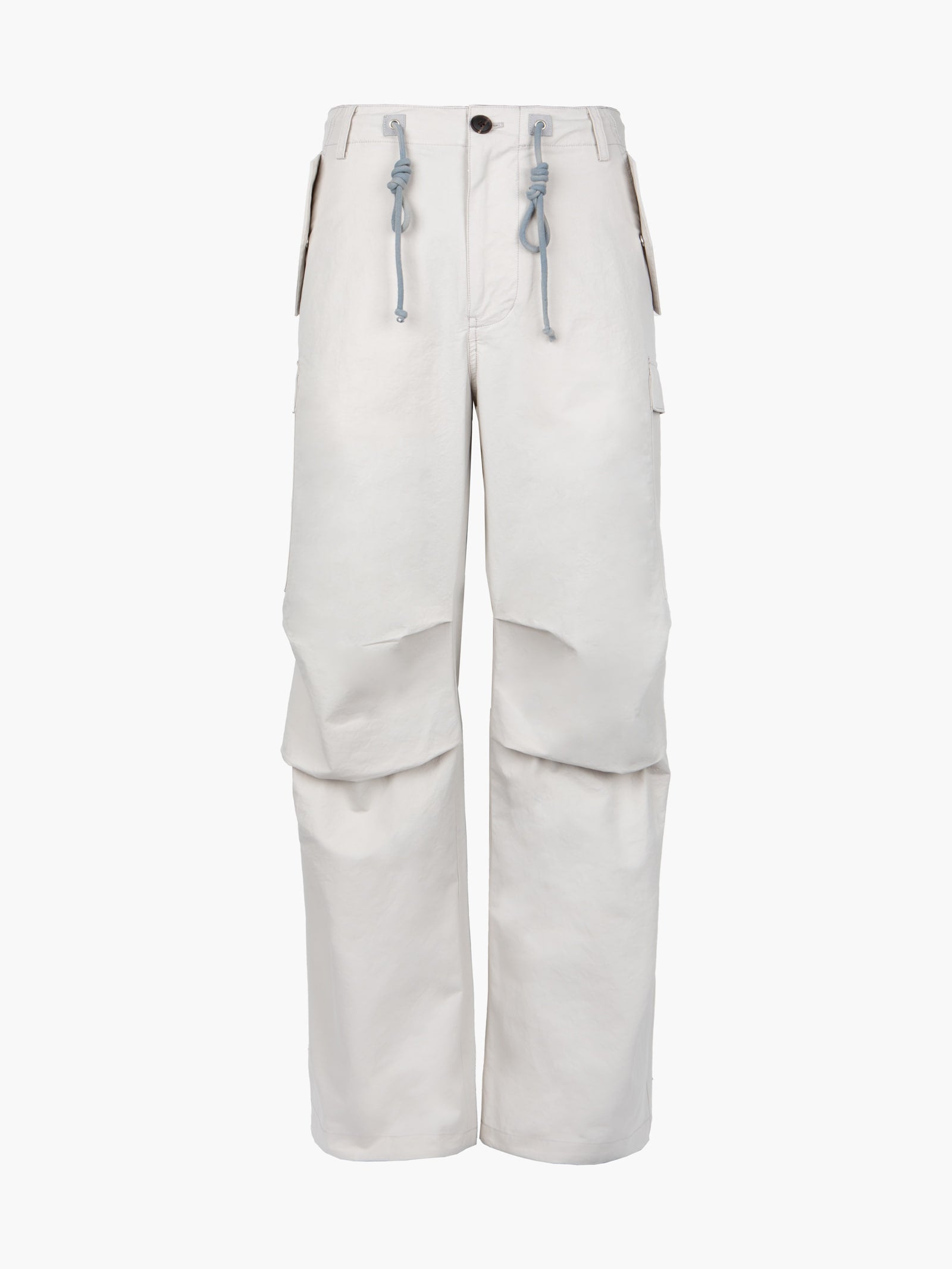 Jiyong Kim - Sun-Bleached Multi Pocket Pants (Light Grey) product image 7 | TRAB K-Fashion Australia