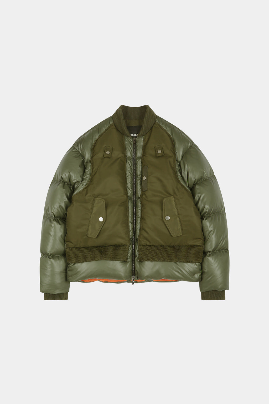 Andersson Bell - Unisex Bomber Layered Down Jacket (Khaki) product image 13 | TRAB K-Fashion Australia