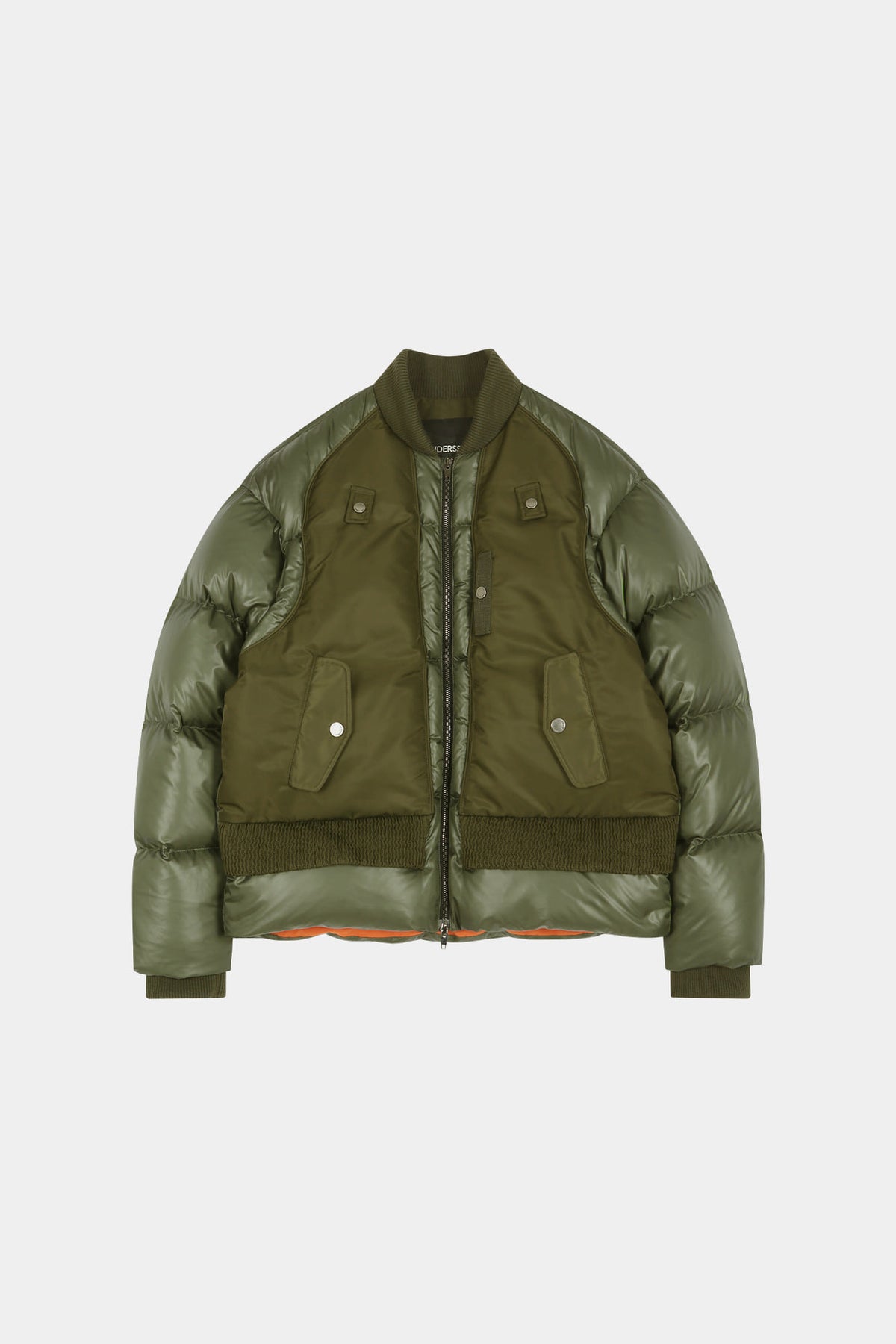 Andersson Bell - Unisex Bomber Layered Down Jacket (Khaki) product image 13 | TRAB K-Fashion Australia