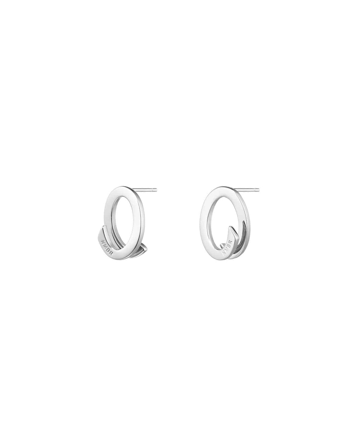 Numbering - Flat Coil Oval Earrings #6116 product image 4 | TRAB K-Fashion Australia