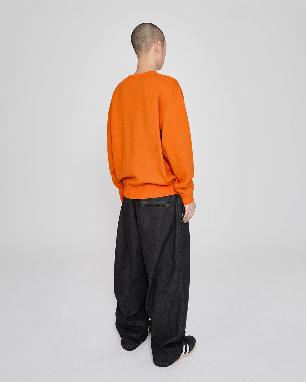 yeseyesee - Snail Logo Long Sleeve Knit Pullover (Orange) product image 9 | TRAB K-Fashion Australia