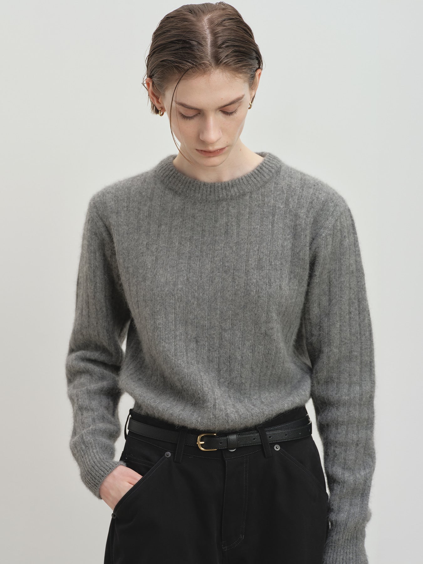 Tonywack - Wide-Leg Cotton Work Pants (Black) product image 6 | TRAB K-Fashion Australia