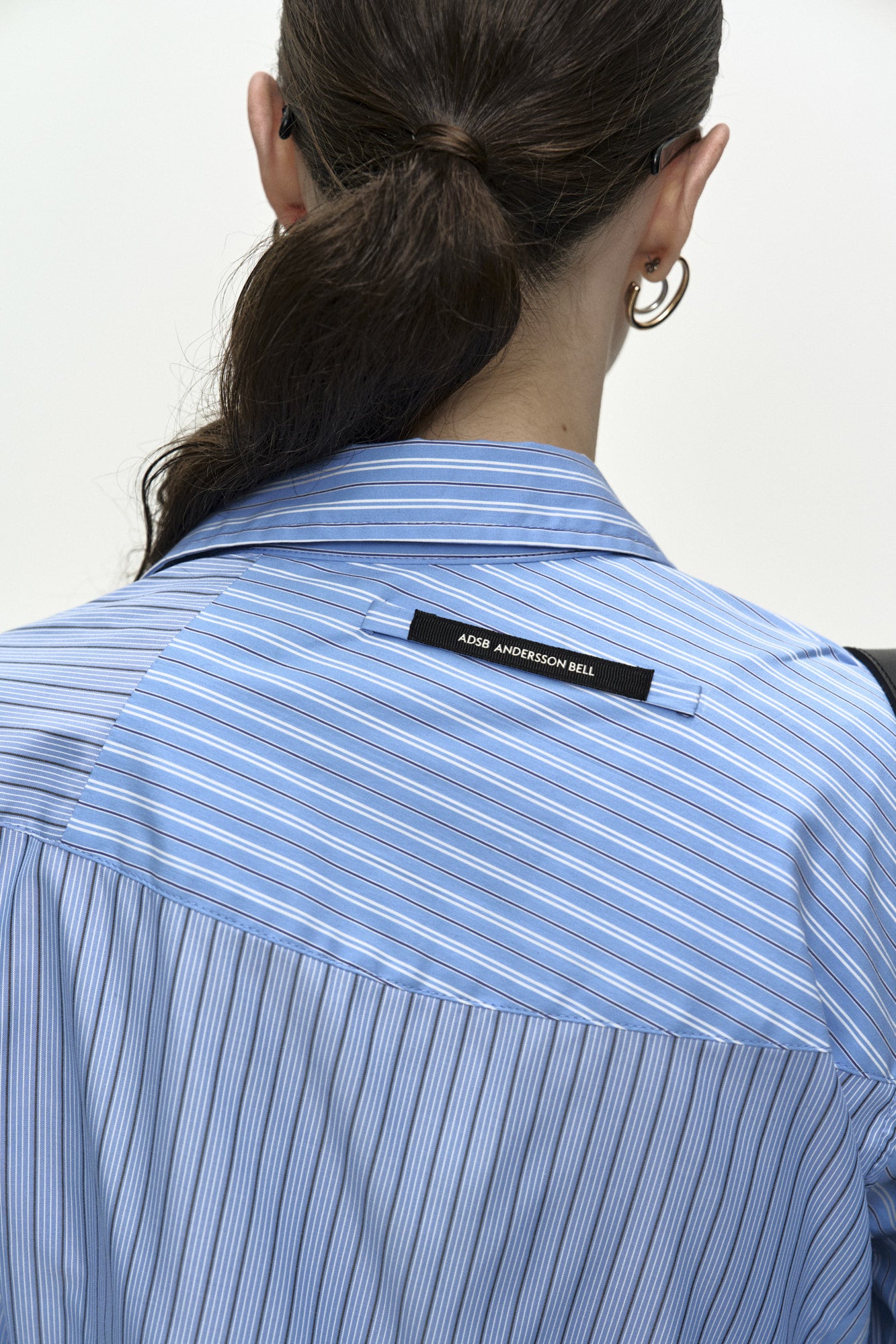 Andersson Bell - Breeze Striped Twist-Tuck Shirt (Blue) product image 5 | TRAB K-Fashion Australia