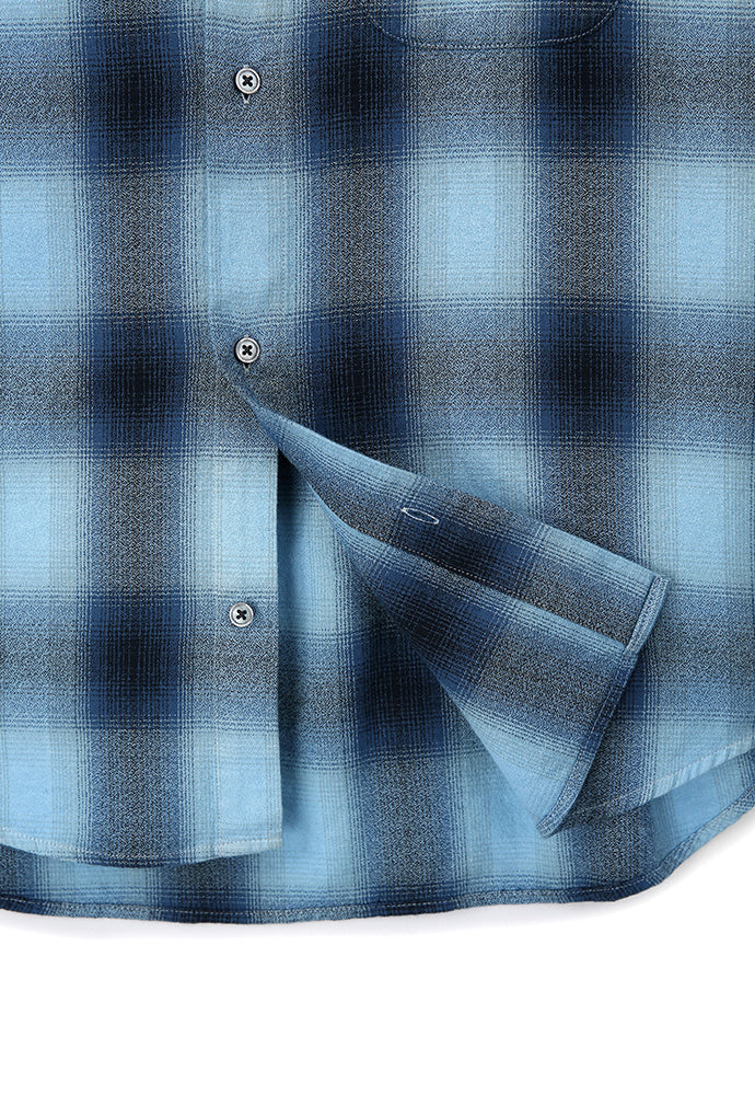 Art if acts - Marieta Ombre Check Shirts (Liberty Blue) product image 13 | TRAB K-Fashion Australia