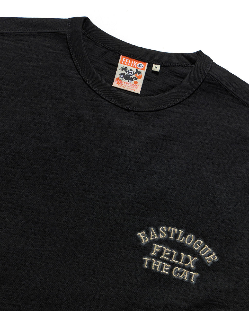 Eastlogue - Felix Shot-put Embroidered T-shirts (Black) product image 3 | TRAB K-Fashion Australia