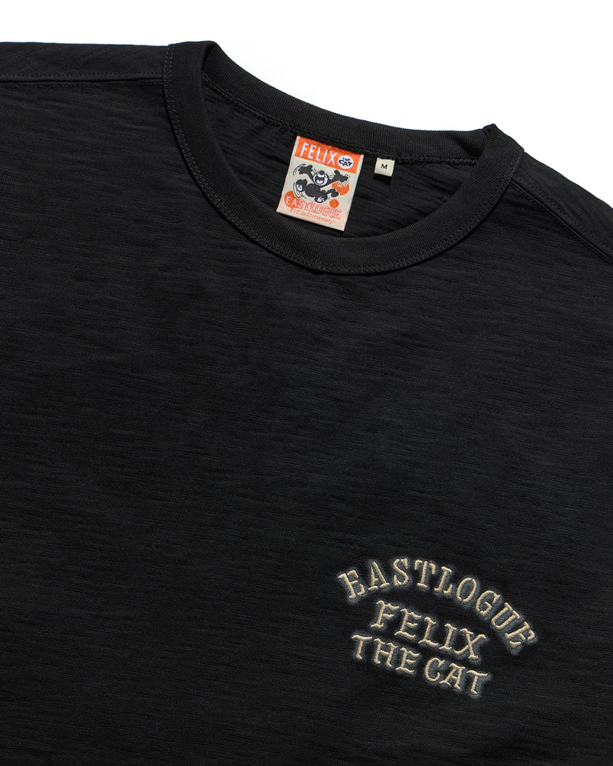 Eastlogue - Felix Shot-put Embroidered T-shirts (Black) product image 3 | TRAB K-Fashion Australia