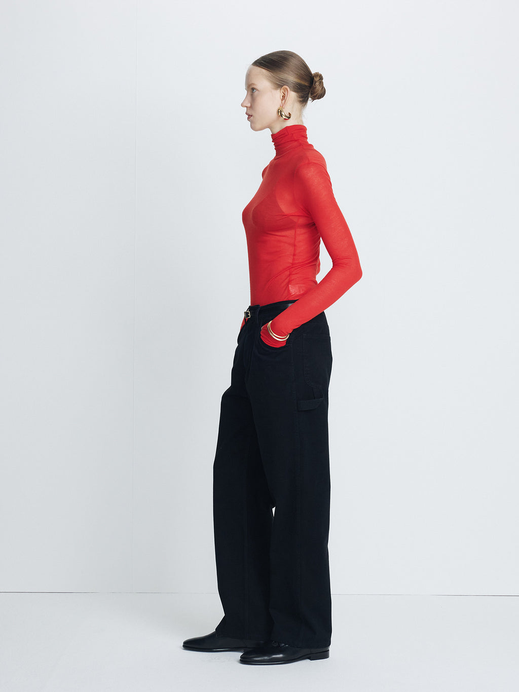 Tonywack - Brushed Cotton Painter Pants (Black) product image 2 | TRAB K-Fashion Australia