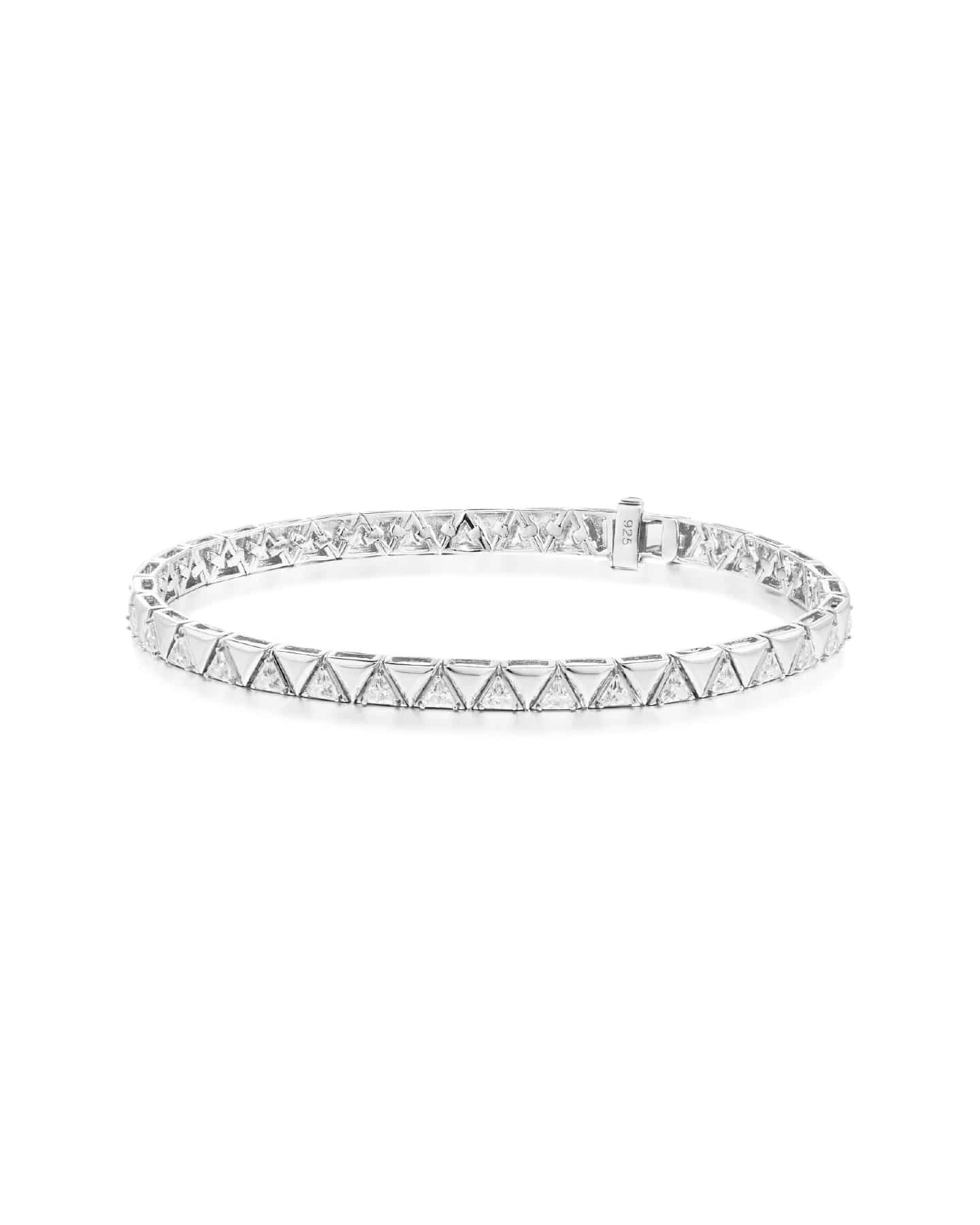 Numbering - Triangle N-dia Bezel Tennis Bracelet #3992 product image 7 | TRAB K-Fashion Australia