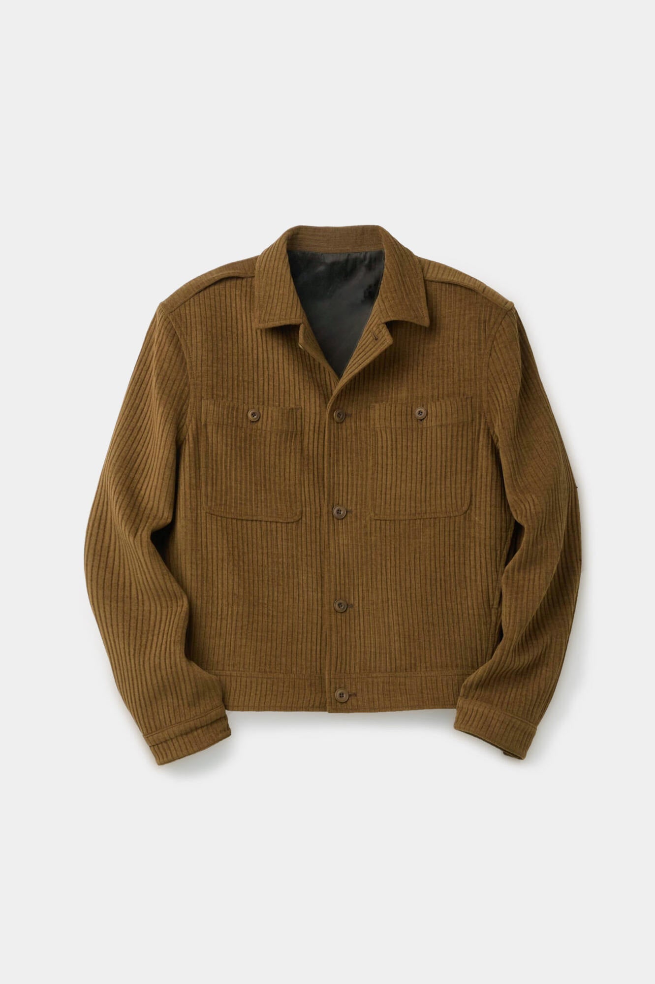 Coor - Ribbed Texture Battle Dress Jacket (Camel) product image 1 | TRAB K-Fashion Australia