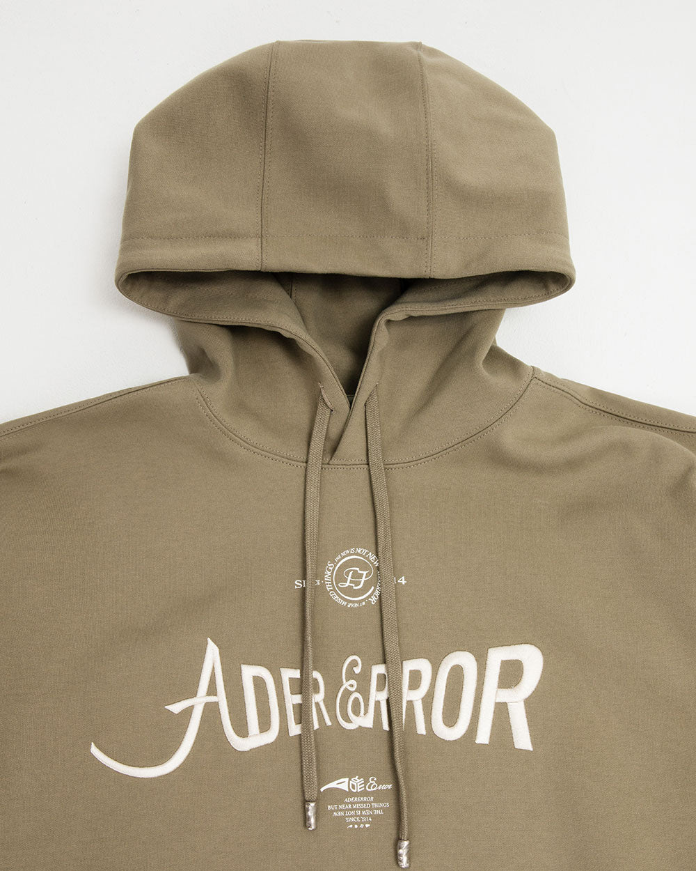 Ader Error - Verif logo hoodie (Beige) product image 5 | TRAB K-Fashion Australia