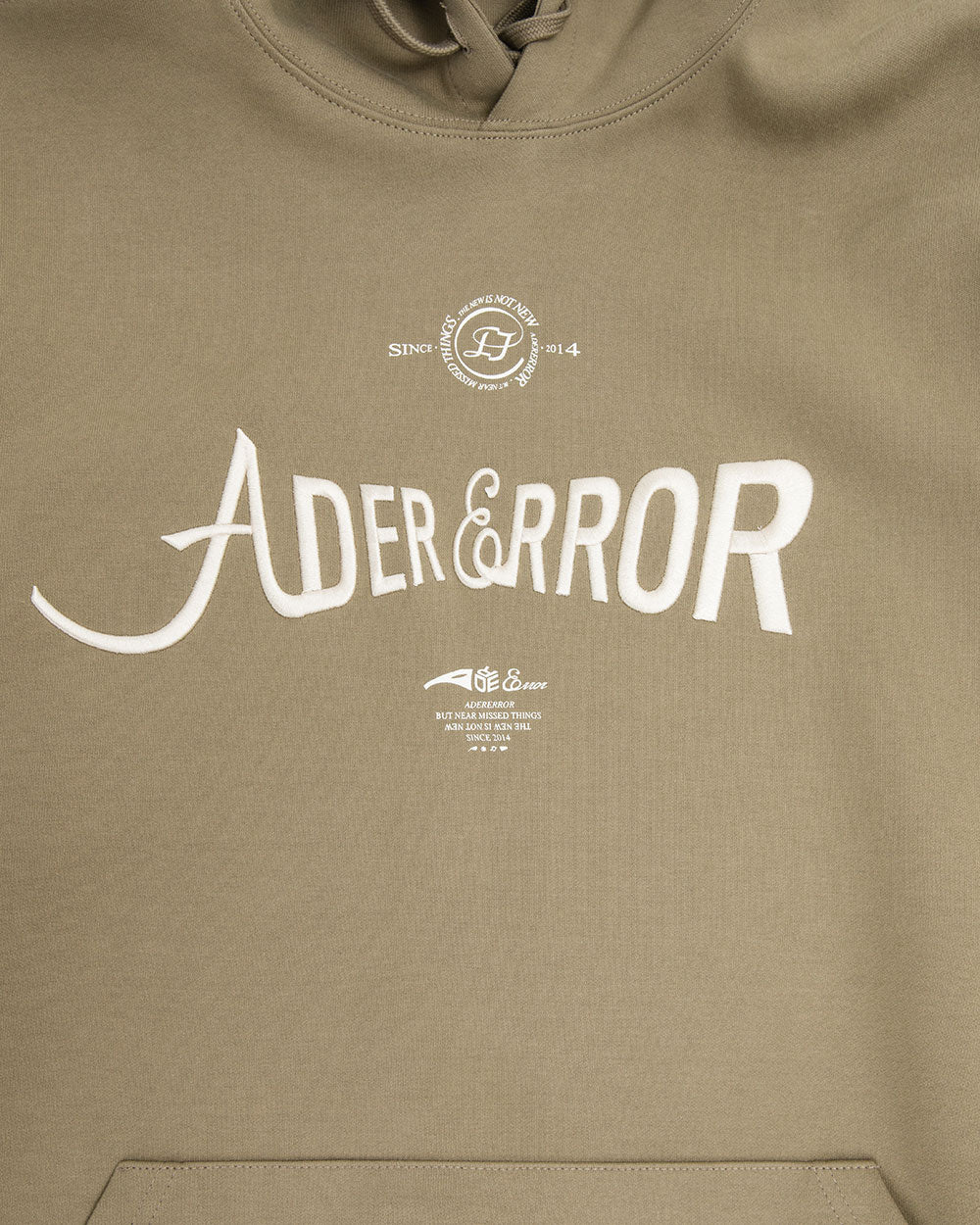 Ader Error - Verif logo hoodie (Beige) product image 6 | TRAB K-Fashion Australia