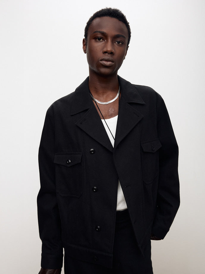 Tonywack - French Work Blouson Jacket (Black) product image 7 | TRAB K-Fashion Australia