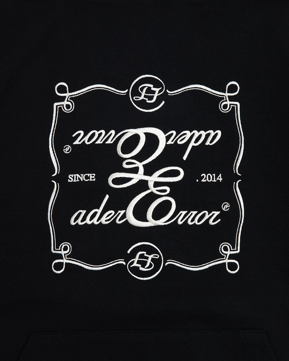 Ader Error - Decal logo hoodie (Noir) product image 3 | TRAB K-Fashion Australia