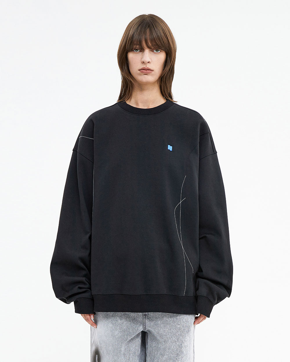 Ader Error - TRS sweatshirt (Noir) product image 1 | TRAB K-Fashion Australia