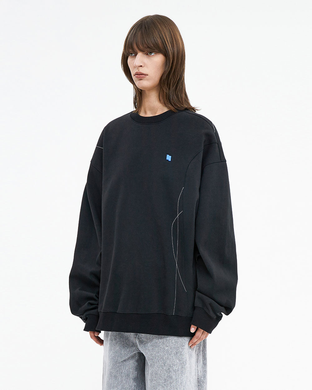 Ader Error - TRS sweatshirt (Noir) product image 2 | TRAB K-Fashion Australia