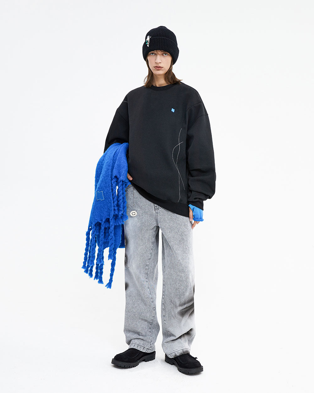Ader Error - TRS sweatshirt (Noir) product image 4 | TRAB K-Fashion Australia