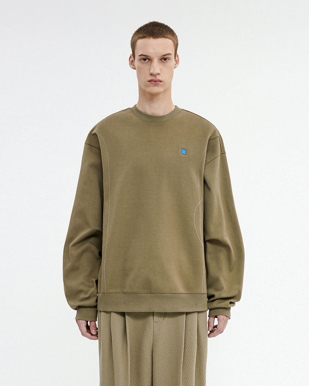 Ader Error - TRS sweatshirt (Brown) product image 1 | TRAB K-Fashion Australia