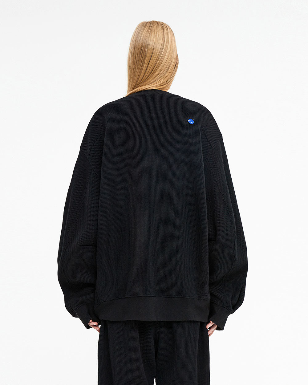 Ader Error - Speric small logo sweatshirt (Noir) product image 3 | TRAB K-Fashion Australia