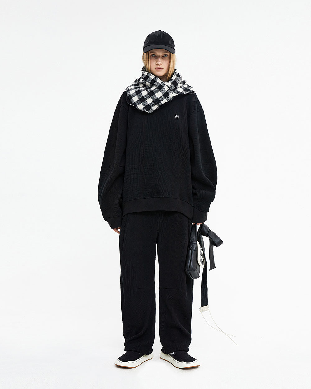 Ader Error - Speric small logo sweatshirt (Noir) product image 4 | TRAB K-Fashion Australia