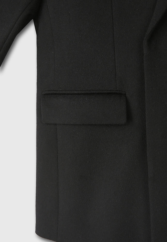 Tonywack - Cashmere Hidden Button Tailored Blazer (Black) product image 12 | TRAB K-Fashion Australia