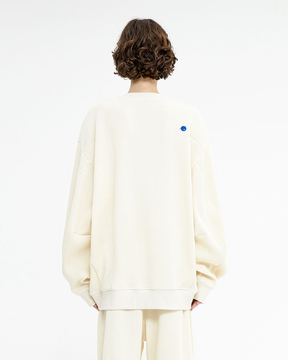 Ader Error - Speric small logo sweatshirt (Ivory) product image 3 | TRAB K-Fashion Australia