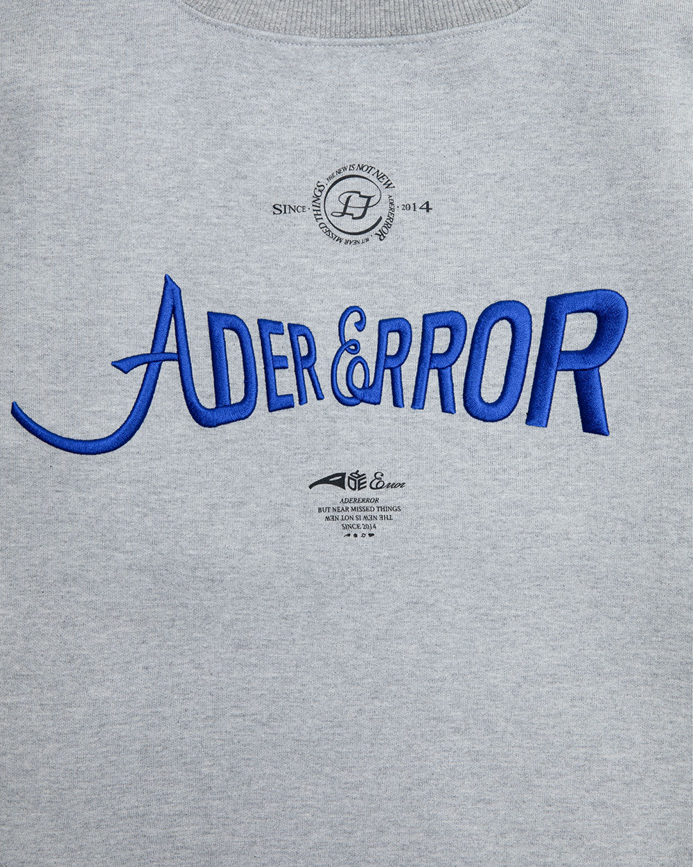 Ader Error - Verif logo sweatshirt (Grey) product image 3 | TRAB K-Fashion Australia