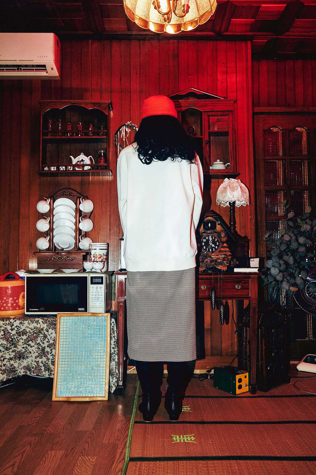 Ioedle - Wool Knit Beanie (Orange) product image 5 | TRAB K-Fashion Australia