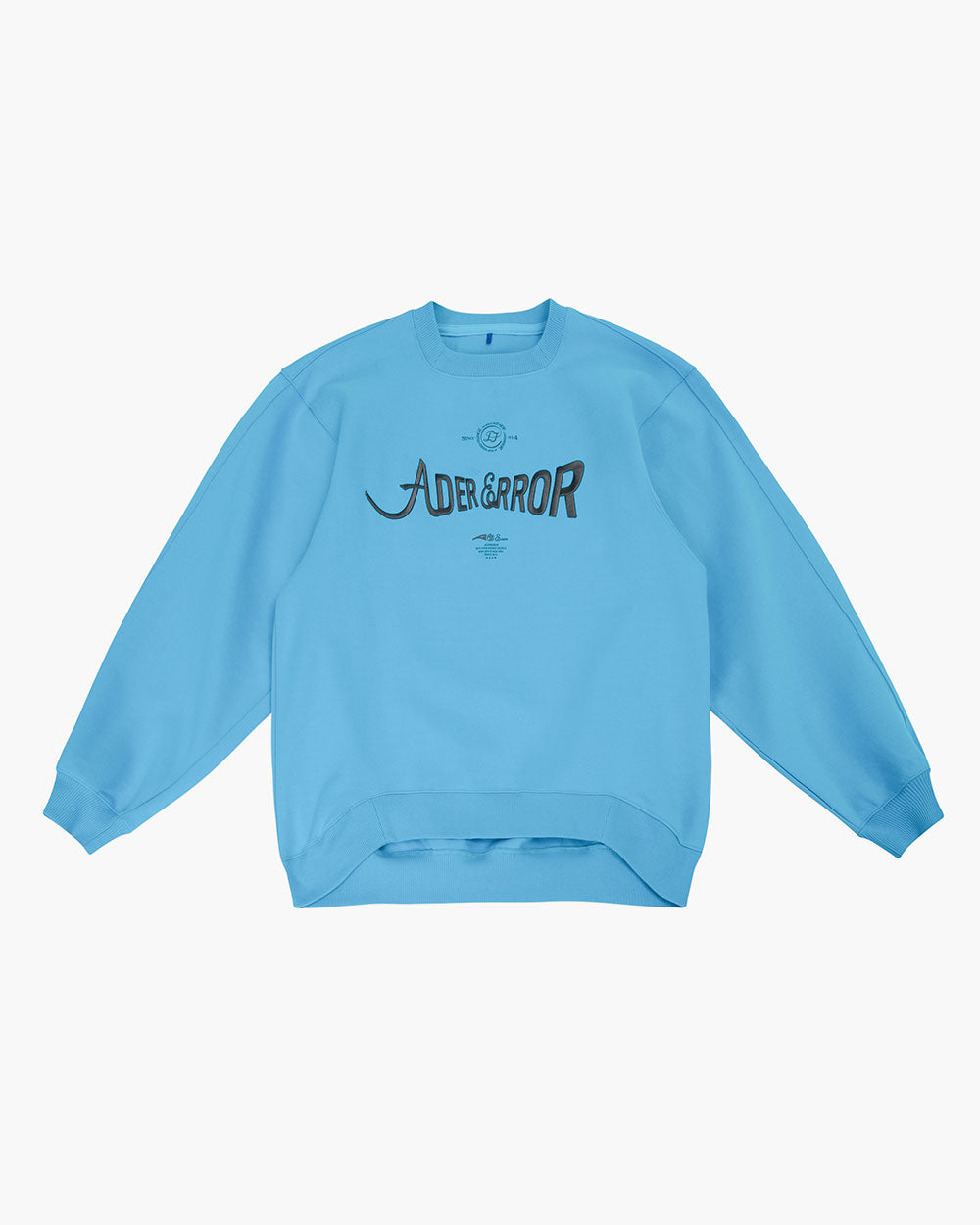 Ader Error - Verif logo sweatshirt (Sky blue) product image 8 | TRAB K-Fashion Australia