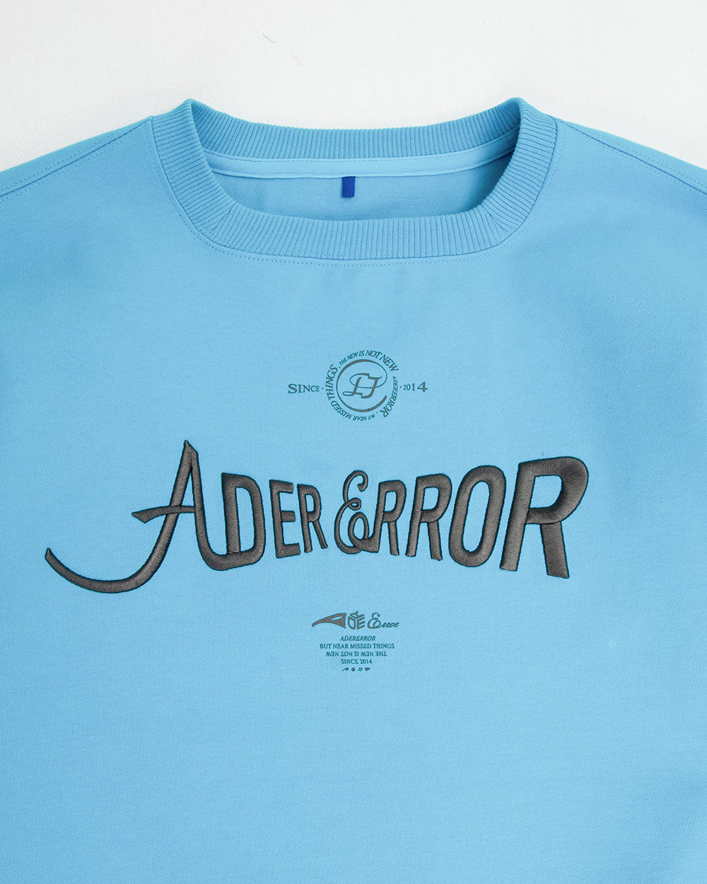 Ader Error - Verif logo sweatshirt (Sky blue) product image 2 | TRAB K-Fashion Australia