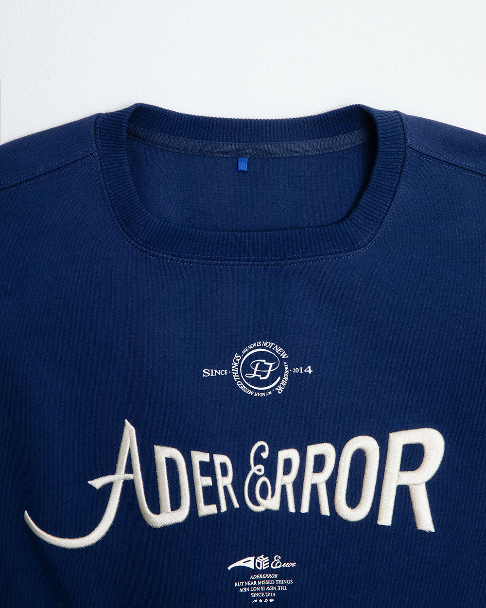 Ader Error - Verif logo sweatshirt (Navy) product image 2 | TRAB K-Fashion Australia