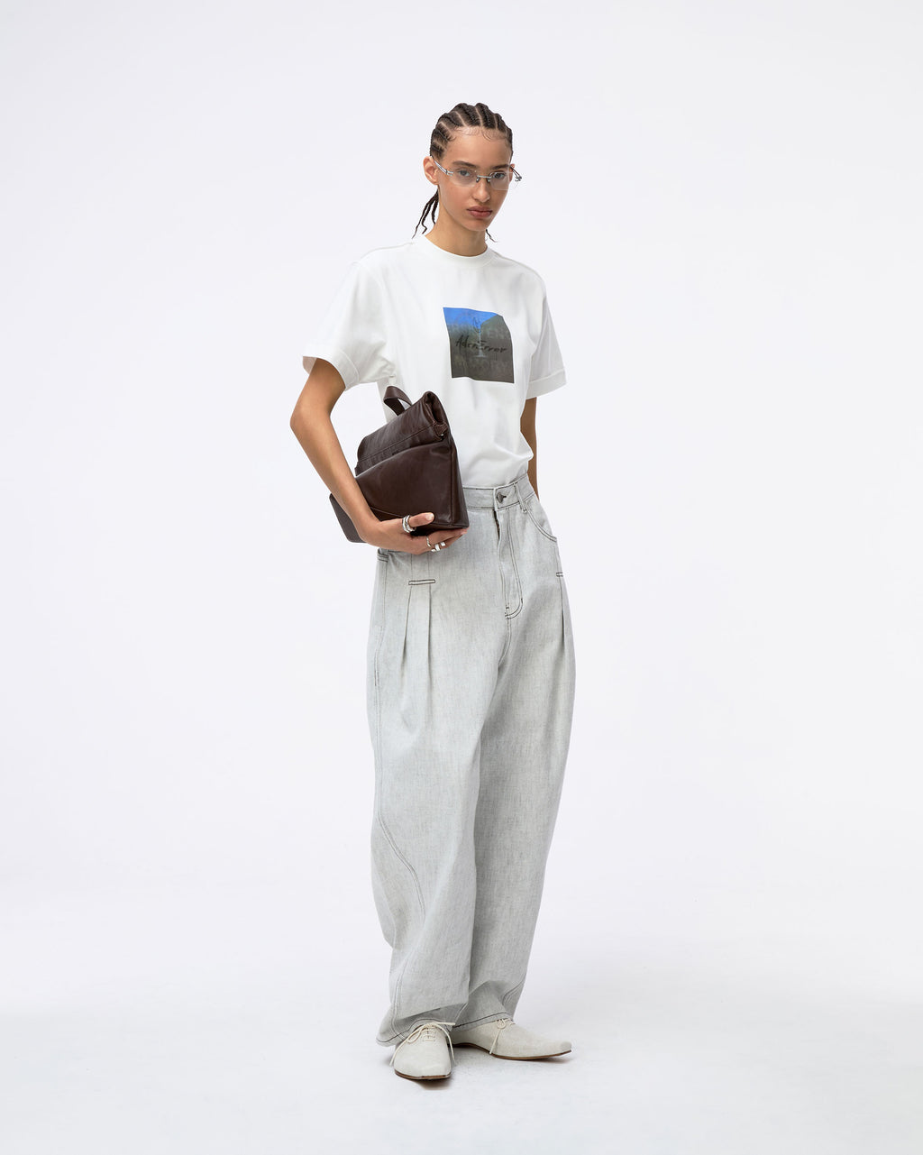 Ader Error - T-shirt Product. 37 (Off White) product image 4 | TRAB K-Fashion Australia