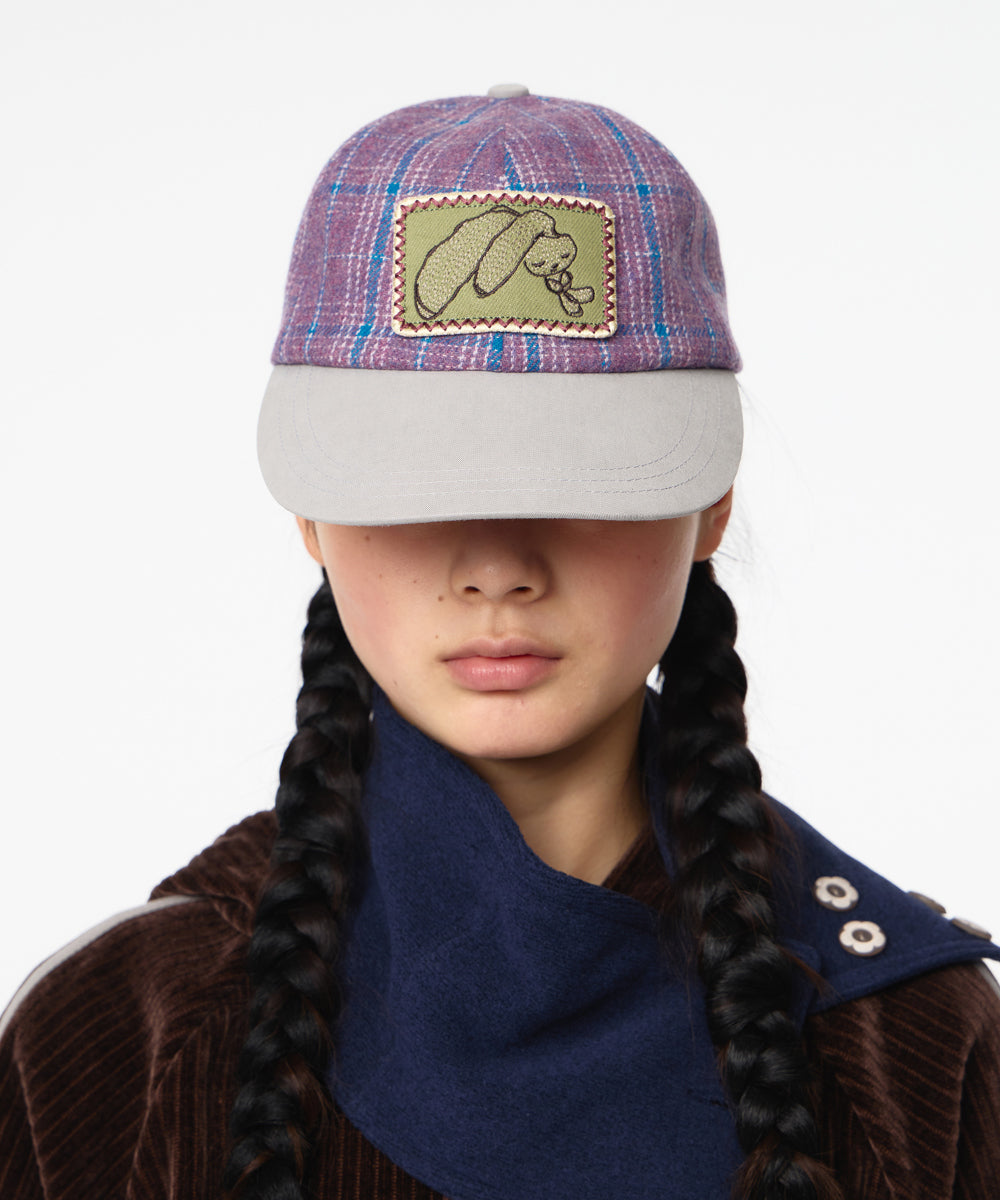 Coyseio - Teji Bunny Emblem Cap (Purple) product image 3 | TRAB K-Fashion Australia