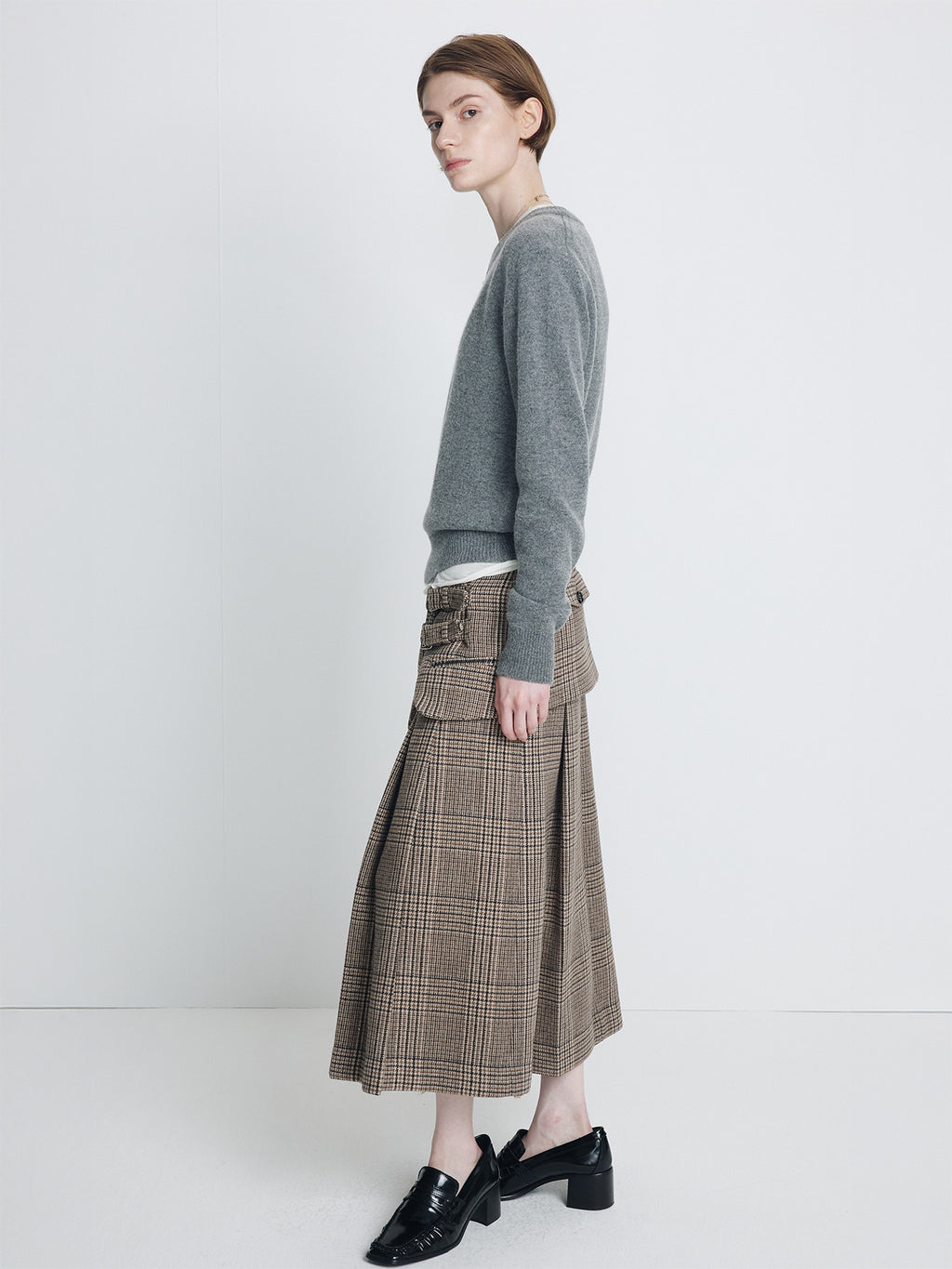 Tonywack - Wool Blend Crew-Neck Knit (Grey) product image 2 | TRAB K-Fashion Australia