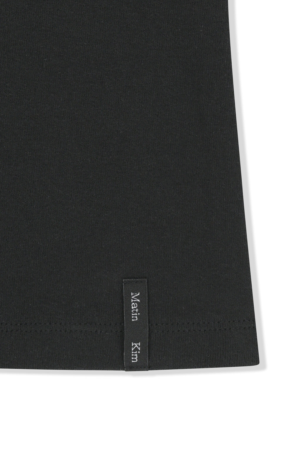 Matin Kim - Label Detail Halter Tank Top (Black) product image 4 | TRAB K-Fashion Australia