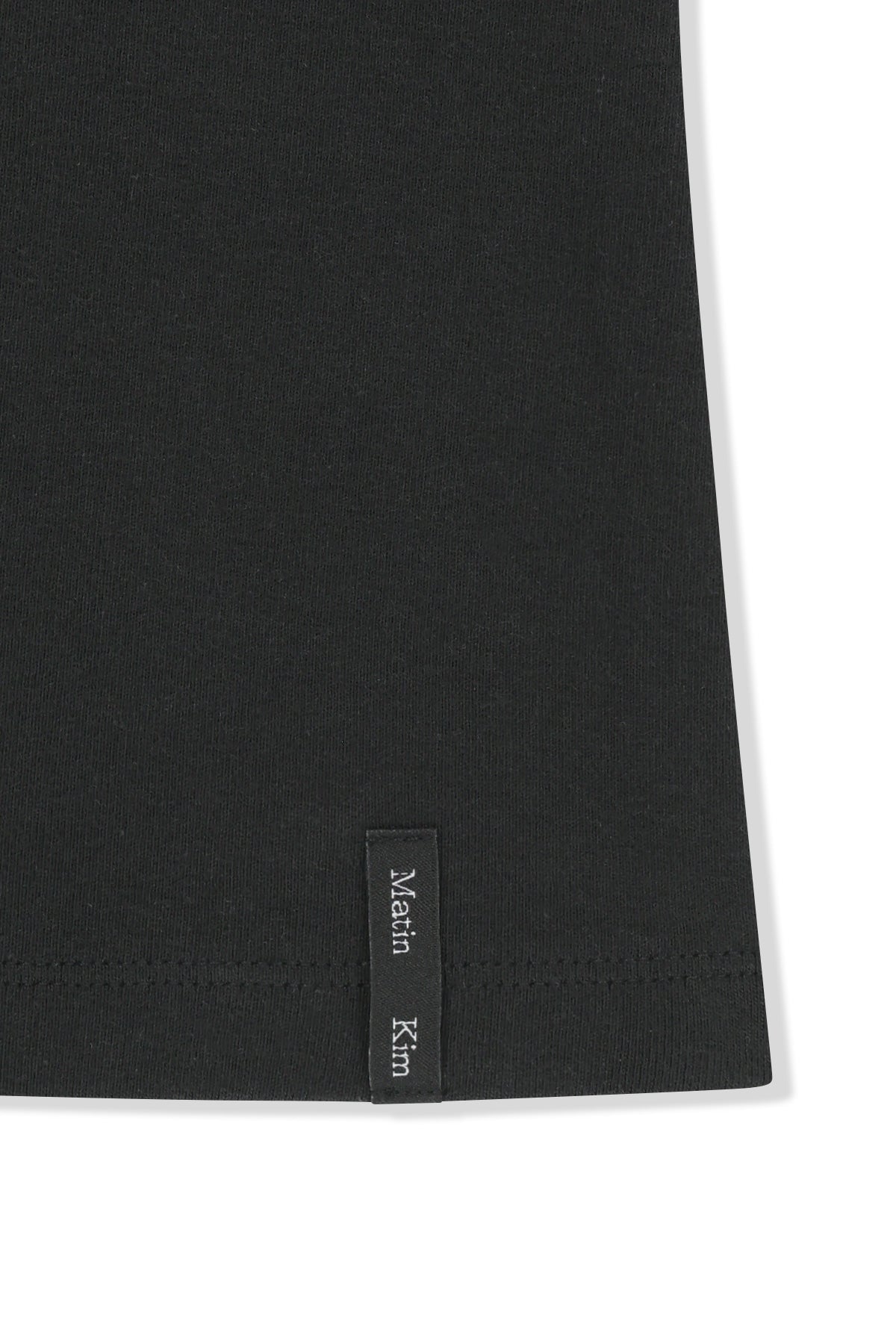 Matin Kim - Label Detail Halter Tank Top (Black) product image 4 | TRAB K-Fashion Australia