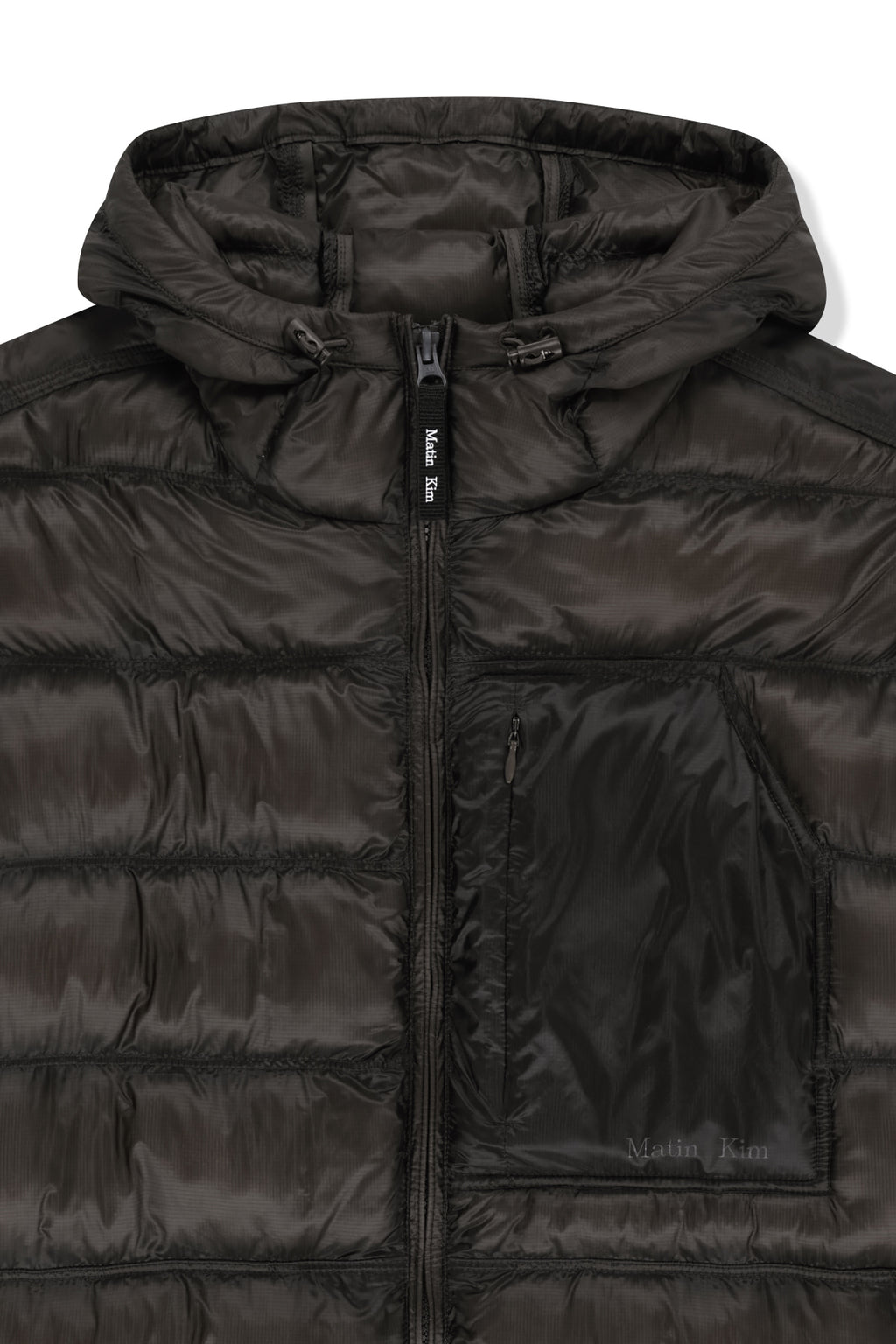 Matin Kim - Cloud Shell Hoody Padding Jumper (Charcoal) product image 3 | TRAB K-Fashion Australia