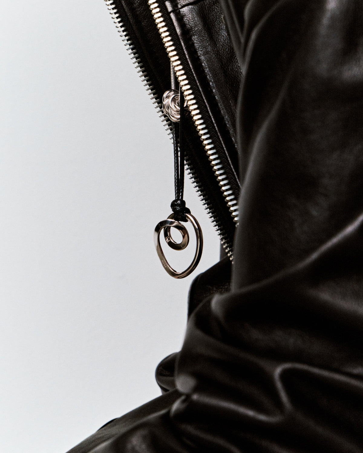 Numbering - Dual-Surface Coil Long Necklace #6821 product image 1 | TRAB K-Fashion Australia