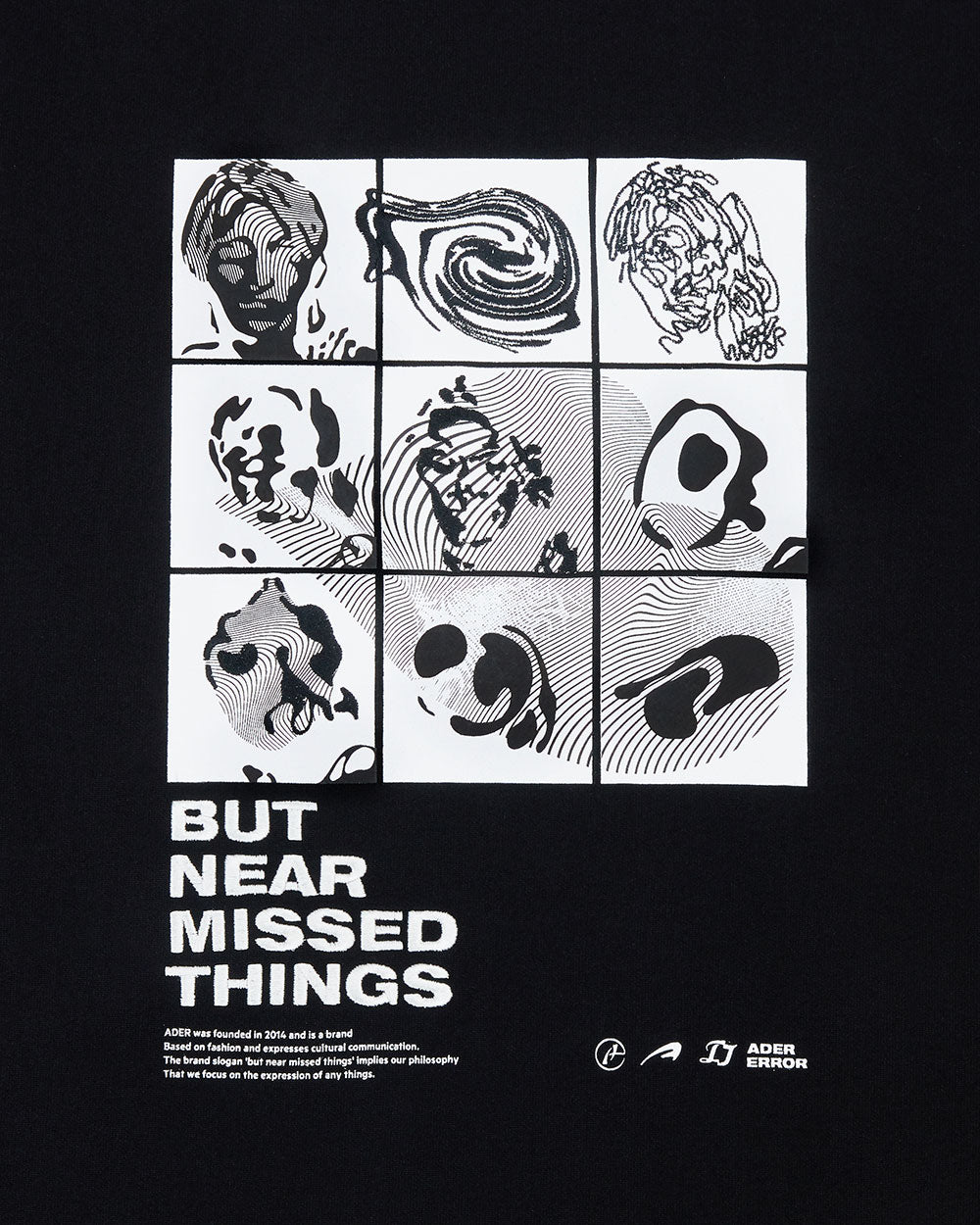 Ader Error - Topian sweatshirt (Noir) product image 6 | TRAB K-Fashion Australia