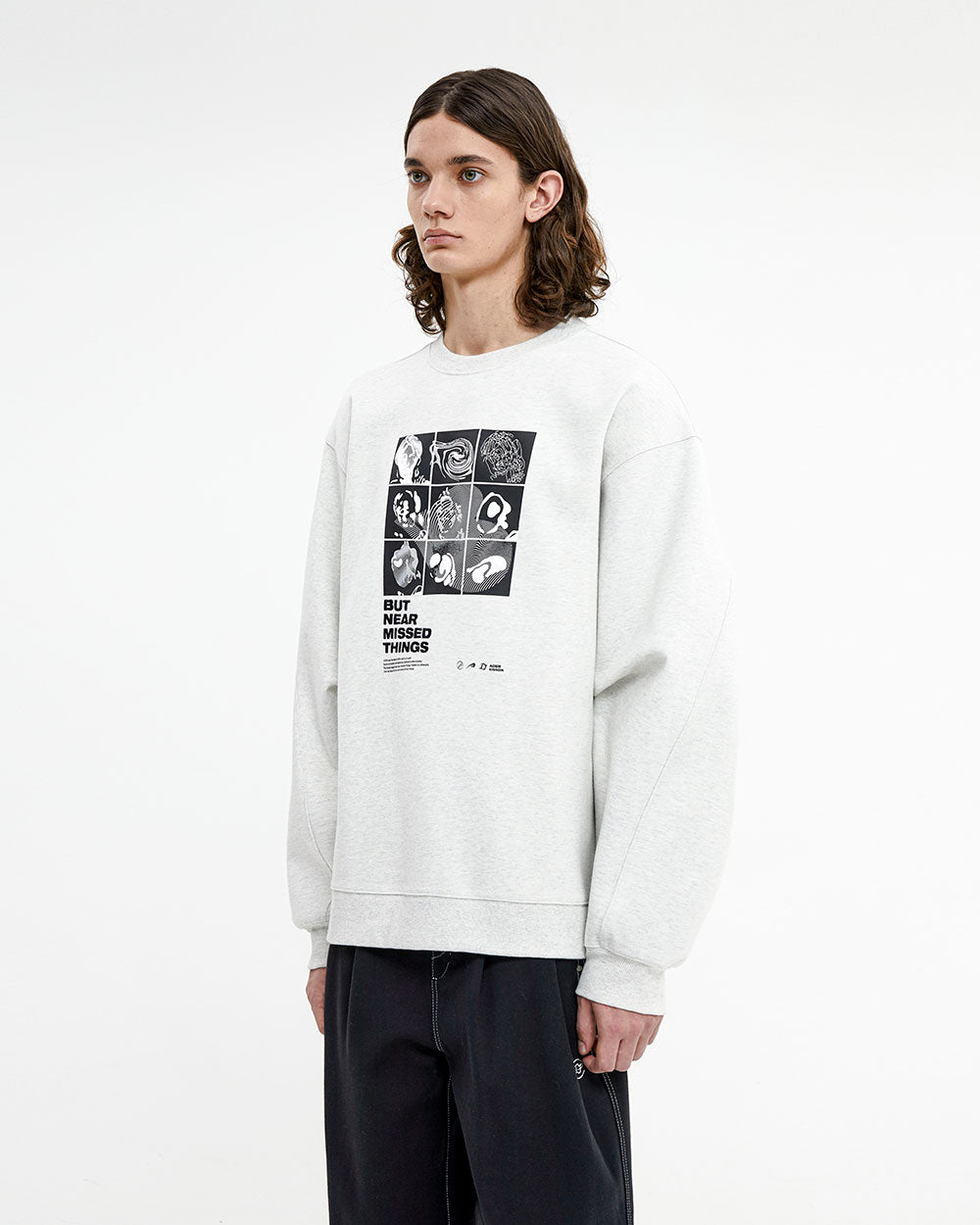 Ader Error - Topian sweatshirt (Oatmeal) product image 2 | TRAB K-Fashion Australia