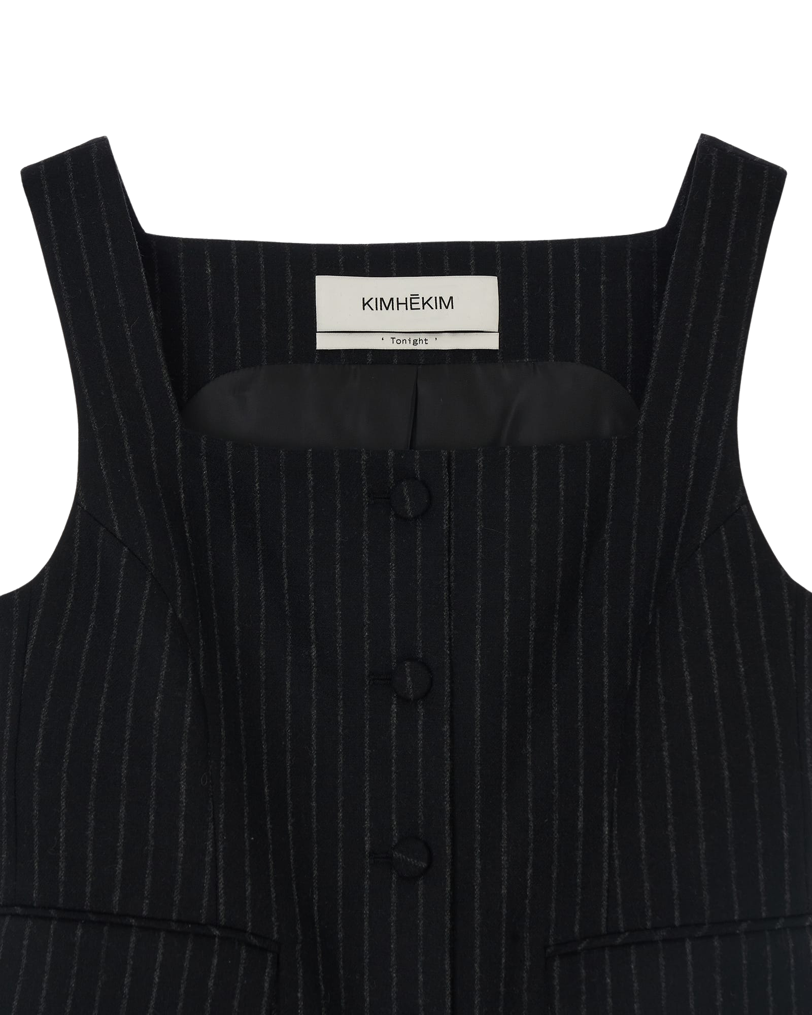 Kimhe Kim - Striped Sleeveless Mini Dress (Navy) product image 8 | TRAB K-Fashion Australia