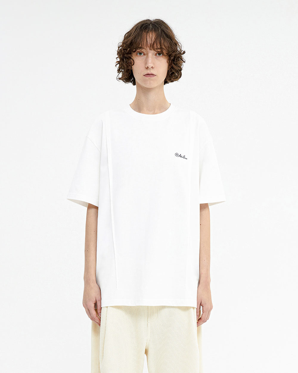 Ader Error - Fluic logo t-shirt (White) product image 1 | TRAB K-Fashion Australia