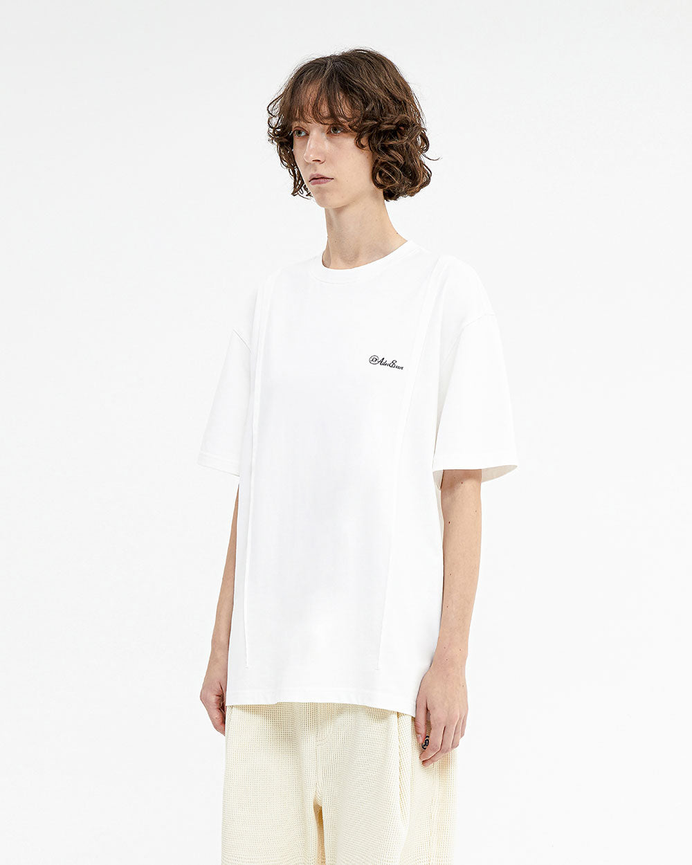 Ader Error - Fluic logo t-shirt (White) product image 2 | TRAB K-Fashion Australia