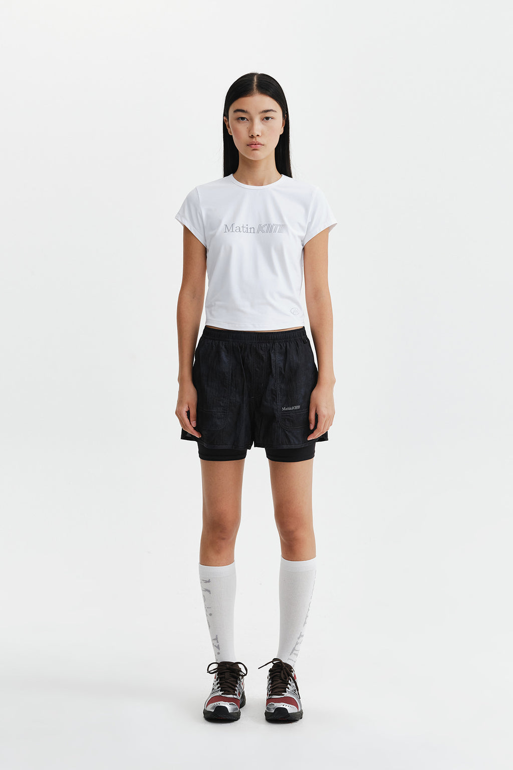 Matin Kim - Matin Pace Motion Shorts (Black) product image 5 | TRAB K-Fashion Australia