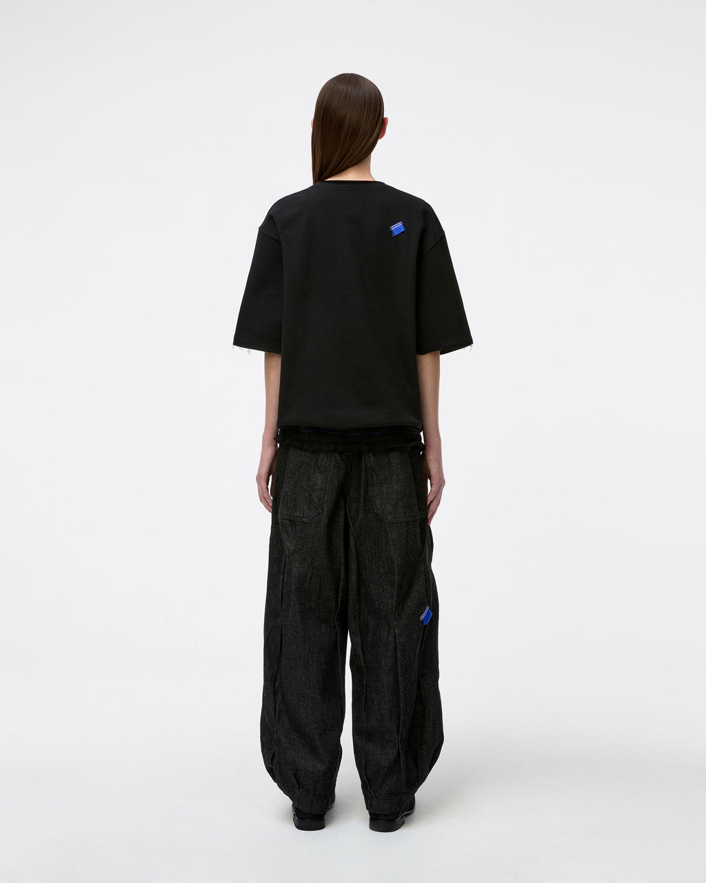 Ader Error - Half Sleeve Sweatshirt Product. 36 (Noir) product image 3 | TRAB K-Fashion Australia