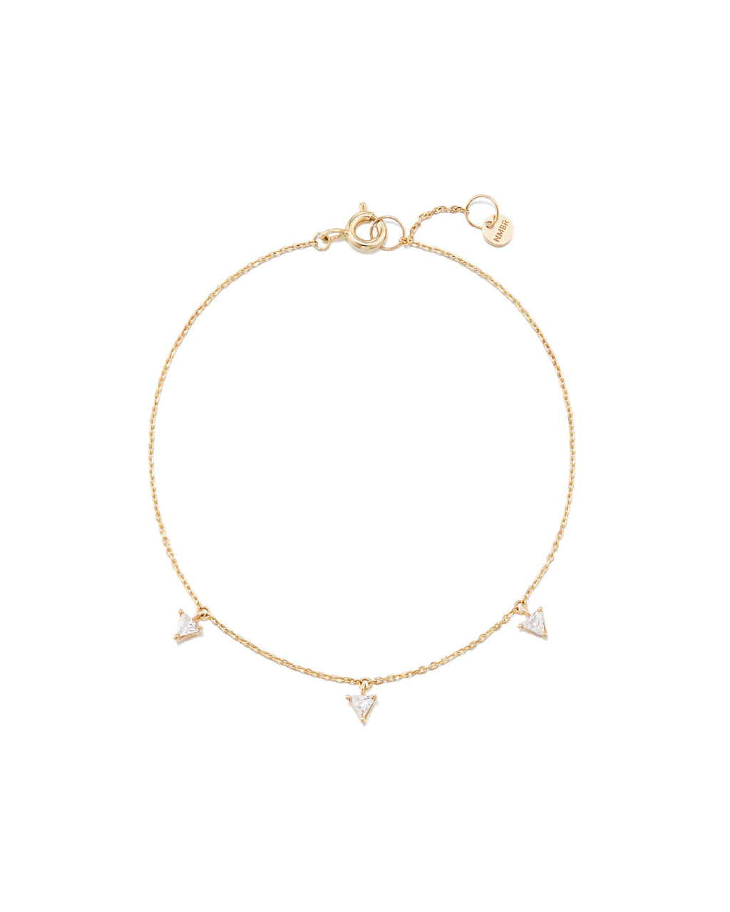 Numbering - Mini Triangle N-dia Charm Bracelet #2905 product image 3 | TRAB K-Fashion Australia