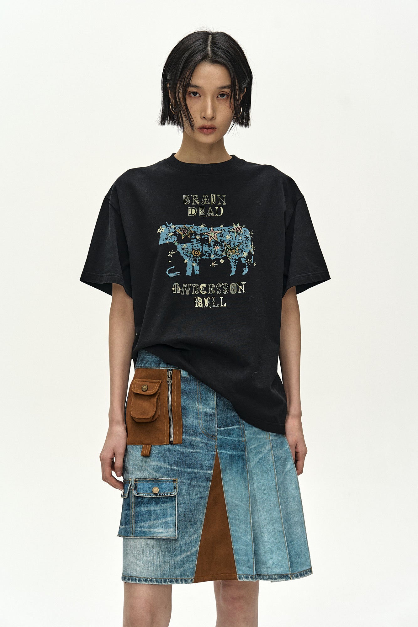 Andersson Bell - Andersson Bell X Brain Dead Cow T-Shirts (Black) product image 5 | TRAB K-Fashion Australia