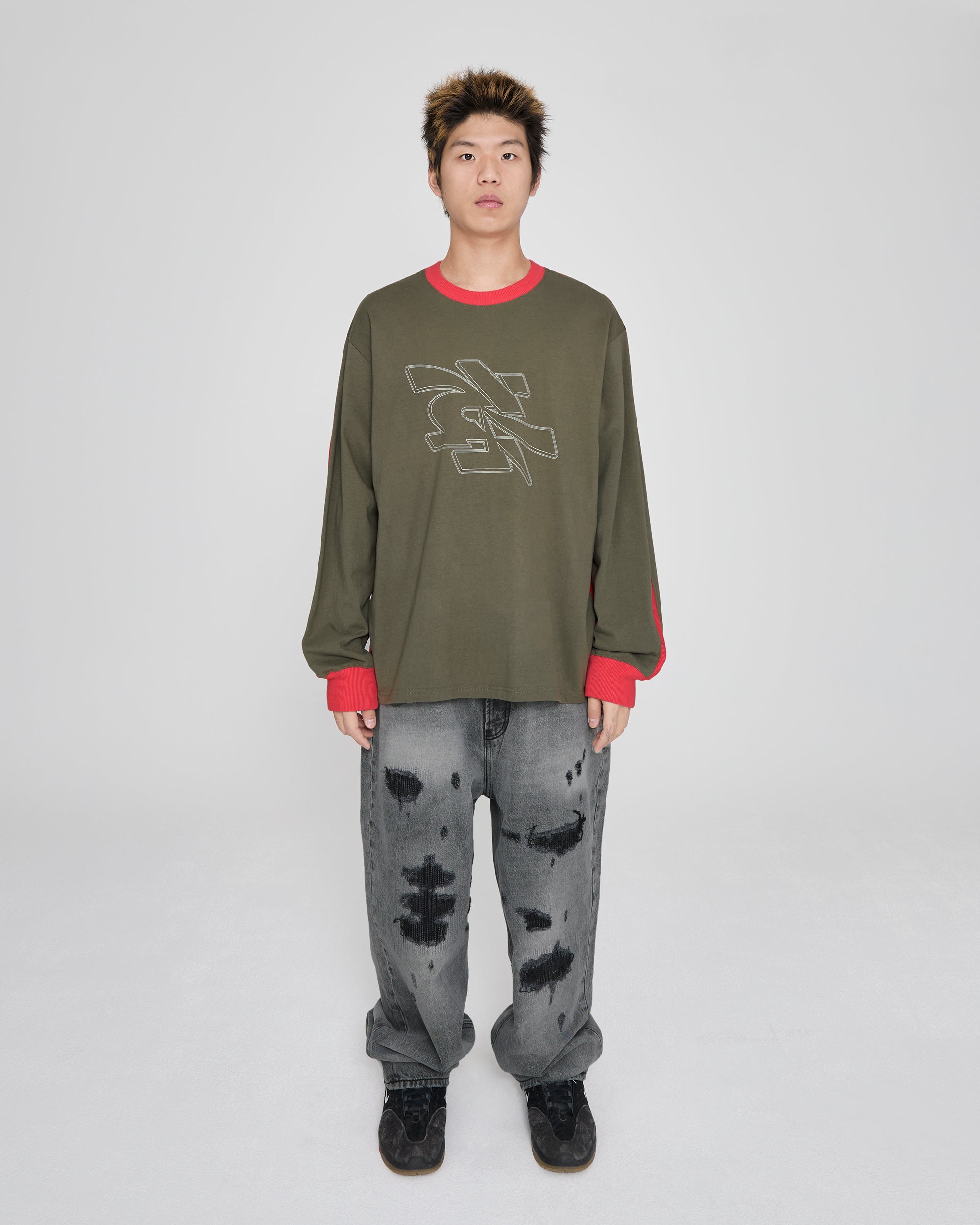 yeseyesee - Side Rib L/S (Khaki) product image 7 | TRAB K-Fashion Australia
