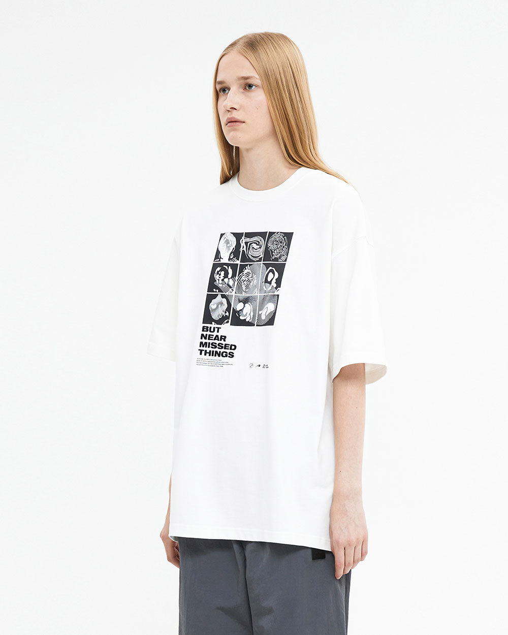 Ader Error - Topian t-shirt (White) product image 2 | TRAB K-Fashion Australia