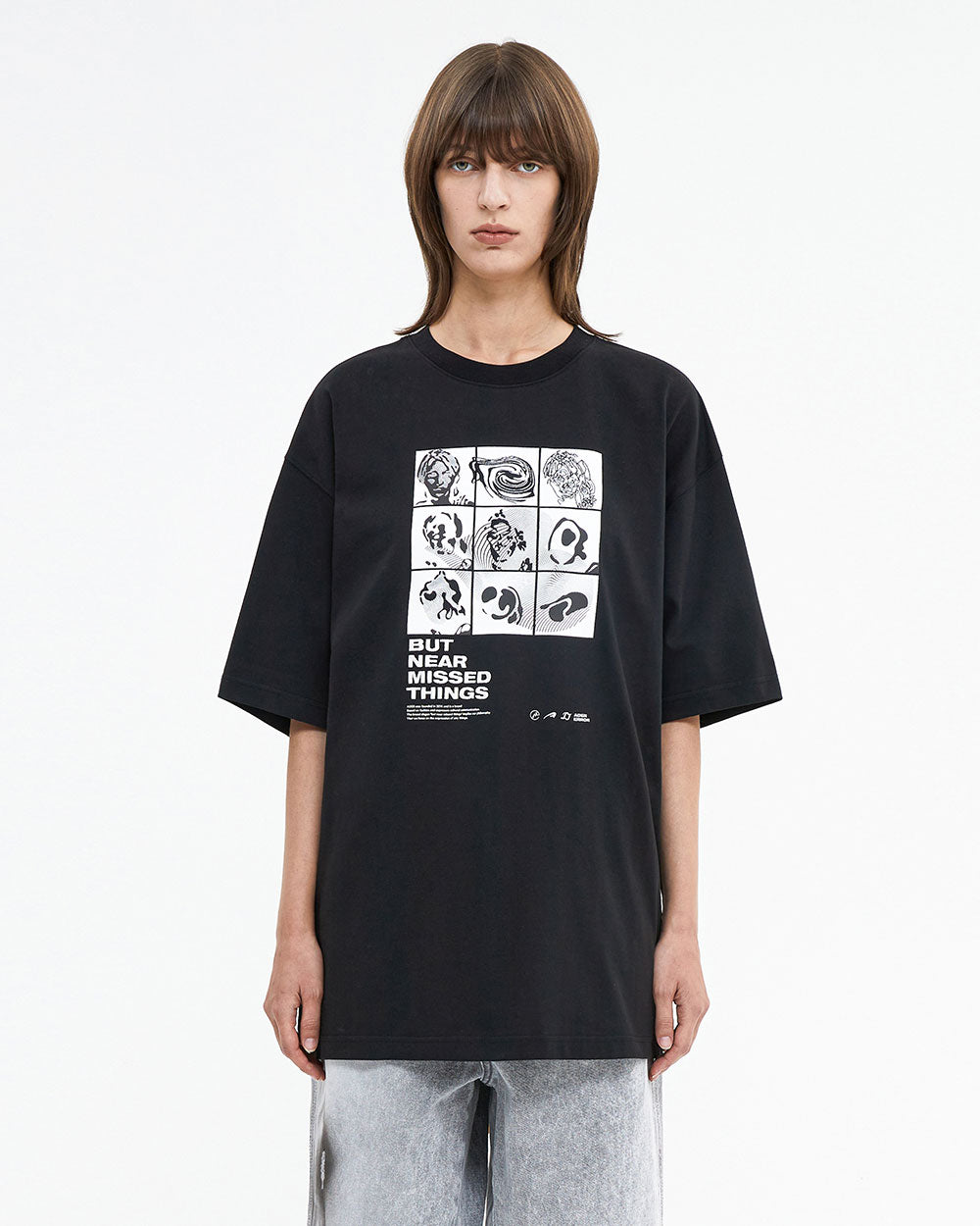 Ader Error - Topian t-shirt (Noir) product image 1 | TRAB K-Fashion Australia