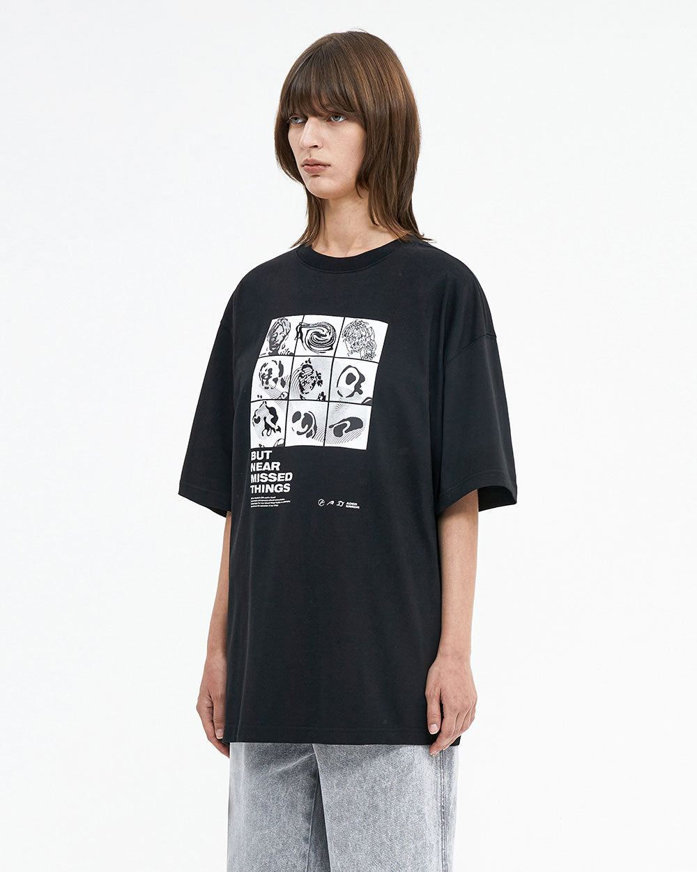 Ader Error - Topian t-shirt (Noir) product image 2 | TRAB K-Fashion Australia